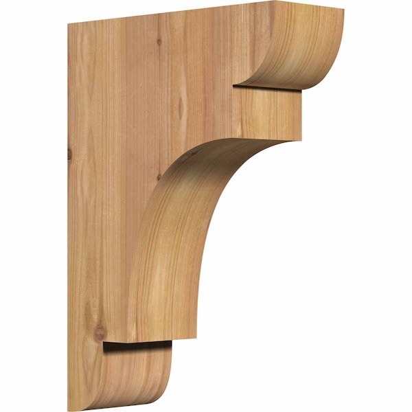 Ekena Millwork New Brighton Smooth Corbel, Western Red Cedar, 3 1/2"W x 10"D x 14"H COR04X10X14NEB00SWR - main